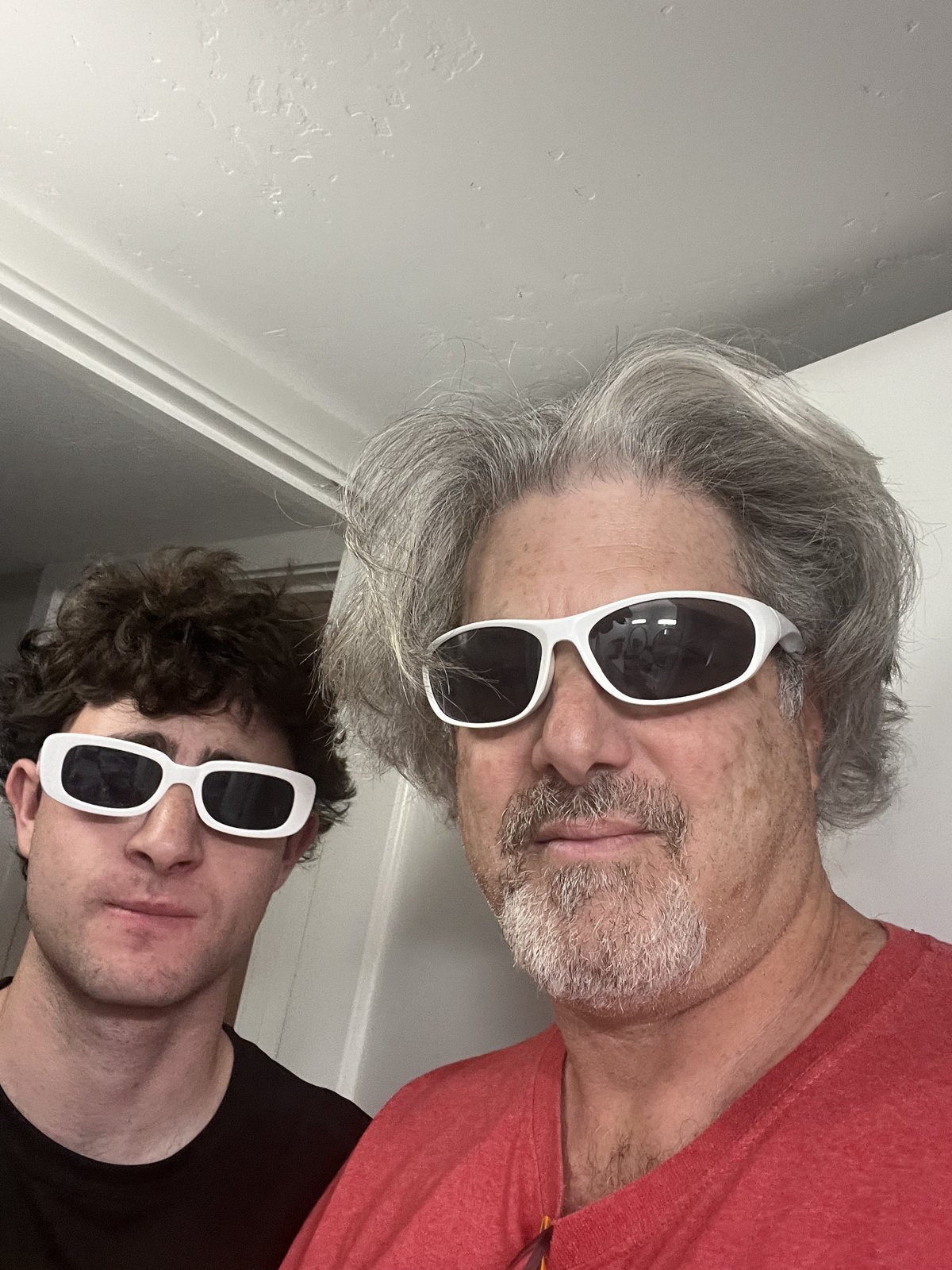 Jeff Raben in white sunglasses